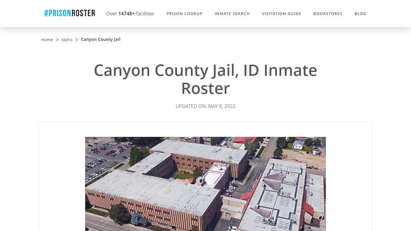 Canyon County Jail, ID Inmate Roster